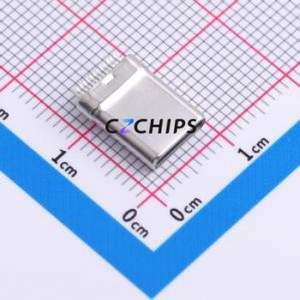 TYPE-C-31-G-02 USB Connector SMD Connector ( Connector Type: Type-C )( Gender: Male )( Mounting Type: Clamp Plate ) - Product Image 1