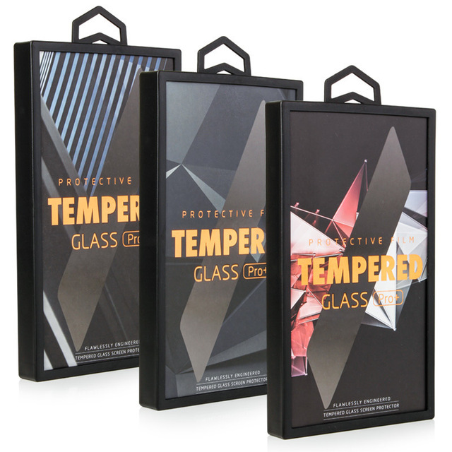 Consumer Electronics Screen Protector Tempered Glass Mobile Phone Accessories with Paper Packaging Box