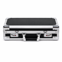 Boîte à outils portable en aluminium personnalisée, résistante aux chocs et à la poussière, avec insert en mousse pour le rangement des outils et la réparation automobile, ODM et OEM