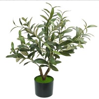Künstlicher Olivenbaum 55cm Künstlicher Olivenbaum im Topf Kleine Pflanze für Regal Schreibtisch Eingangsbereich Deko Kein Gießen OEM Maßanfertigung