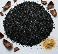 Charbon actif granulaire/en granulés à adsorption rapide à base de coque de noix de coco, agent chimique auxiliaire pour la récupération de l'or et l'exploitation minière