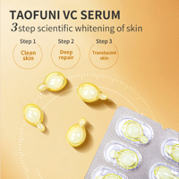 Capsules de sérum visage à la vitamine C et E, blanchissant, éclaircissant, anti-âge, correcteur de taches brunes, soin de la peau contre l'hyperpigmentation, OEM