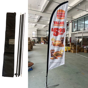 Nhà Sản Xuất Khuyến Mãi Tùy Chỉnh Quảng Cáo Ngoài Trời Nhà Hàng Biểu Ngữ Và Lông Bãi Biển Cờ Cho Sử Dụng Thương Mại - Product Image 5