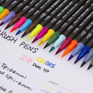 Rotulador de Doble Punta con Pincel para Acuarela, Nuevo Tipo, Precio Atractivo, con Logotipo Personalizado - Product Image 3