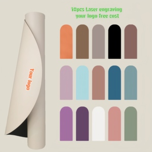 Tapete Ecológico de Fitness de 5 mm de Espesor, Antideslizante, Amortiguador y Silencioso para Pilates de Estudio, Colchoneta de Yoga de Caucho PU para Uso Doméstico - Product Image 2