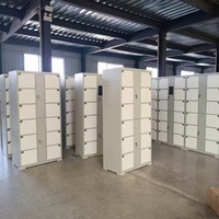 Casier électronique intelligent pour supermarché, casier de magasin intelligent avec reconnaissance faciale, code-barres et empreintes digitales