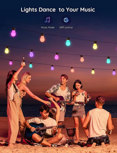 Tùy chỉnh chiều dài RGB + W giáng sinh bên ứng dụng điều khiển chuỗi ánh sáng đầy màu sắc bóng chuỗi ánh sáng với IP65 đánh giá - Product Image 5