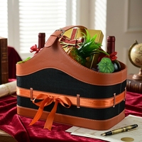 Panier-cadeau de luxe écologique pour les fêtes, emballage cadeau pour anniversaire, mariage, célébration, souvenir, panier-cadeau