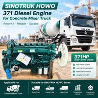 Moteur de camion malaxeur HOWO 371, ensemble moteur diesel HOWO 371 WD615.47, 371 CV, moteur complet pour camion malaxeur et camion lourd