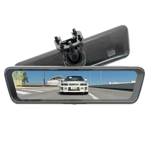 Cámara de salpicadero retrovisor Sinjet Wide 1080P cámara de coche pantalla completa de 8,2 pulgadas H8 cámara de salpicadero de espejo para coches para Mitsubishi