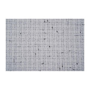 Tissu en tweed fantaisie de qualité supérieure fabriqué en Corée, ruban blanc et texture nouée, tissage fantaisie, tissu textile tissé sur mesure OEM & ODM - Product Image 1