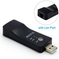 Adaptador de Red Inalámbrico USB a RJ45 PIX-LINK 300M, Extensor de Rango Wi-Fi con Cable de Red de 60cm para TV y Computadora