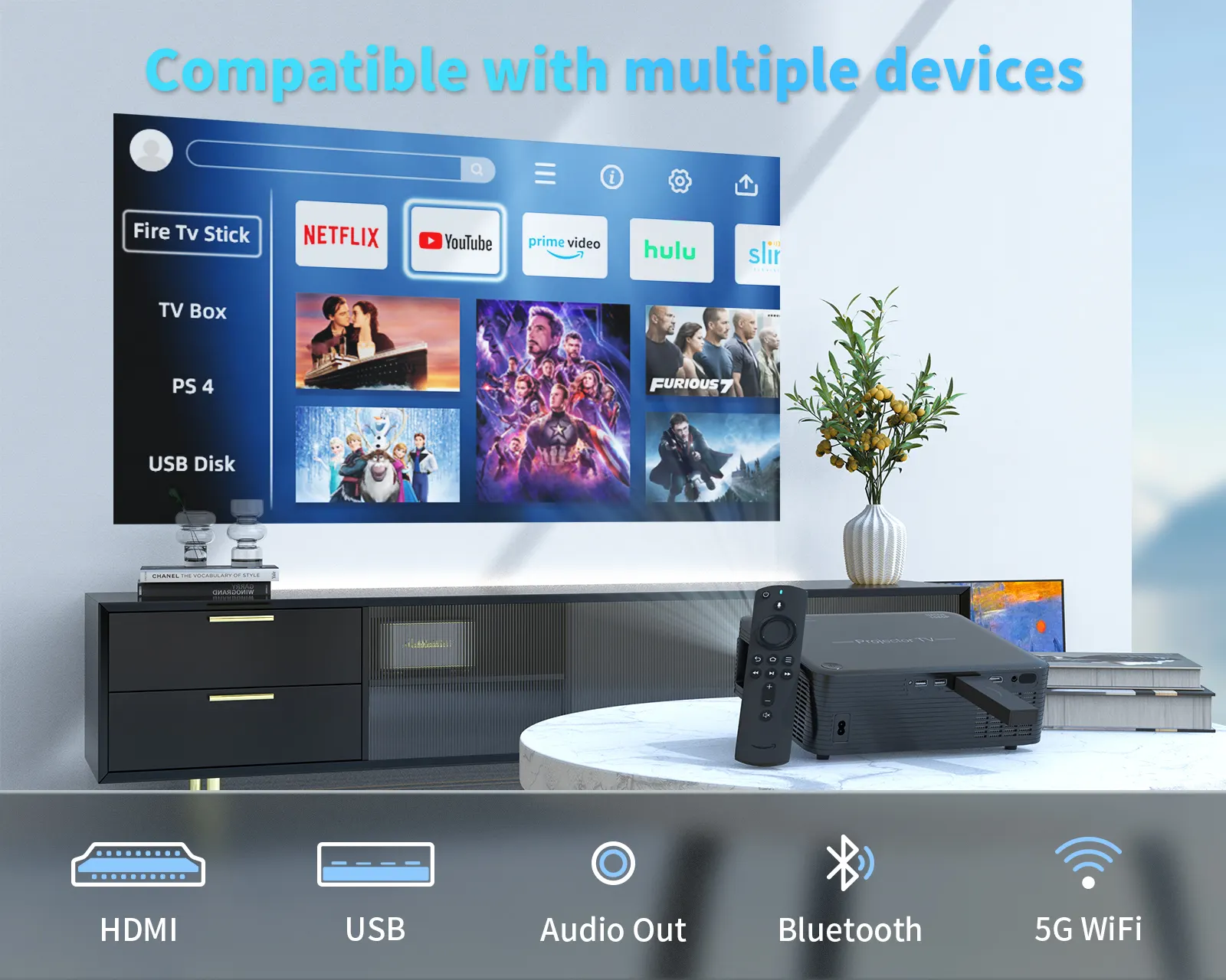 LightValve 2024 nouveauté Home cinéma vente Fengmi 4K le prix Full Hd Portable Mini Beamer Android vidéoprojecteur