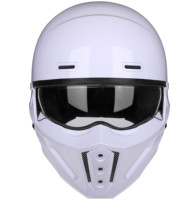 Casque de moto modulaire certifié 3C, mentonnière amovible, prêt à l'emploi