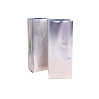 Sacs à main en plastique aluminium, nouveau, en Stock et personnalisé à gousset latérale Quad joint, sachets d'emballage de grains de café avec Valve de déverrouillage
