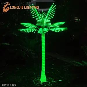 H:3m Customized 3M 4M 5M Garden Decoration Tree 24V 110V 220V LED Artificial Palm Trees Outdoor