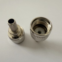 Connecteur Mini-UHF-J3 d'usine, mâle droit, en cuivre, pour câble RG58 RG142