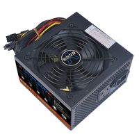 Fuente de Alimentación ATX de Alta Calidad de 500 Vatios con Entrada de Voltaje Amplio, 24 Pines 20+4 Pines para Computadoras de Escritorio, Fuentes de Alimentación en Stock