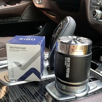 Accessoires d'intérieur de voiture, parfum d'huile essentielle, mini parfum pour homme, diffuseur de gel désodorisant pour voiture, longue durée, solide, emballage
