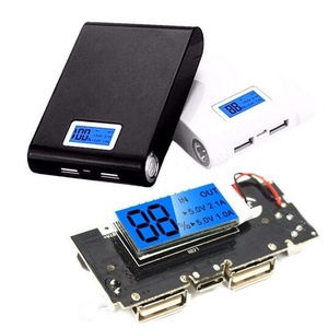 Caricabatterie Portatile Dual USB 5V 1A/2.1A con Display Digitale Intelligente ESHINEDE ET1488 <span class=keywords><strong>per</strong></span> <span class=keywords><strong>Batterie</strong></span> agli Ioni di Litio <span class=keywords><strong>18650</strong></span> - Product Image 6