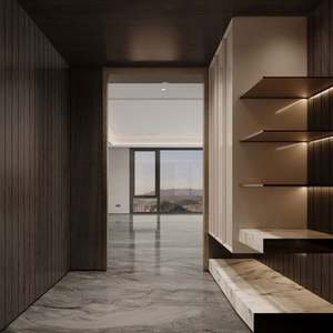 ตู้ห้องนั่งเล่นดีไซน์โมเดิร์นมินิมอล ปรับแต่งระดับไฮเอนด์สำหรับบ้านทั้งหลัง เหมาะสำหรับใช้ในวิลล่า - Product Image 2