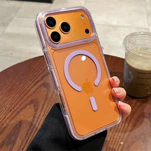 Popular Tpu Acrylic clear Magnetic <b>Phone</b> case for iphone 17 Pro Max 17 air 16,for iphone 17 clear case <b>Bulk</b> - Product Image 6