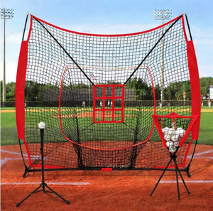 Red de Lanzamiento de Béisbol y Sóftbol de <span class=keywords><strong>Alta</strong></span> Calidad, Estable y Grande, con Soporte de Bateo y <span class=keywords><strong>Zona</strong></span> de Impacto, Apta para Niños y Adultos - Product Image 6