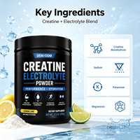 Créatine Monohydrate en Micro-Poudre Pure, Électrolytes, 500g – Complément Alimentaire pour Hommes et Femmes, Soutien à l'Hydratation Musculaire – Meilleure Vente