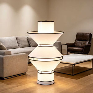 Lampe sur pied LED à commande tactile, style tour architecturale, pour salon, chambre, éclairage d'ambiance décoratif - Product Image 5