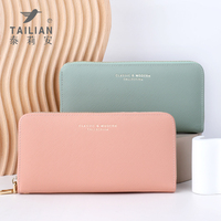 Portefeuille en cuir PU grande capacité pour femme, nouveau, portable, accessoire de mode quotidien à prix abordable, sacs à main et pochettes en gros