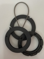 Pièces de rechange pour compresseur en cuivre, PTFE, PEEK, fibre de verre, laiton, carbone, graphite : Bagues d'étanchéité segmentées pour tiges de piston, joints d'étanchéité, bagues d'étanchéité