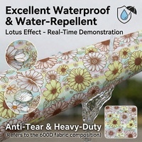 Digital Bedruckter Maßgefertigter Bezug aus 600D Oxford-Gewebe 100% Polyester Wasserdichter 600D PU-beschichteter Windeltaschenstoff