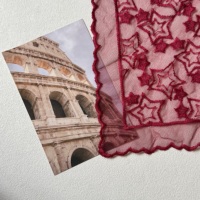 Foulard triangulaire en maille tricotée quatre saisons, accessoire pour cheveux à motif étoilé pour femme : voyage, plage et vacances