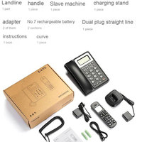 339 Téléphone Fixe Sans Fil en Gros pour Bureau d'Affaires et Maison, Téléphone Portable pour Conférence