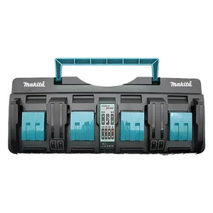 Adapté aux chargeurs <span class=keywords><strong>Makita</strong></span> 14,4V/18V/20V, quatre ports DC18RD/DC18SF, compatible avec BL1850/BL1860 et autres modèles complets - Product Image 1