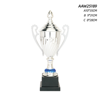 Trophée sportif personnalisé ELOR en argent, design en fer et acier, technique de placage, logo UV, trophée du gagnant, art populaire européen, cadeau d'affaires