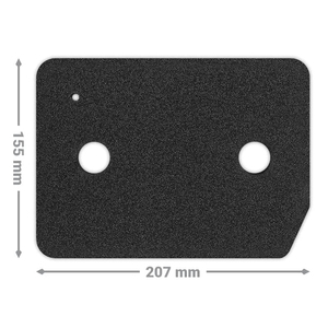 Filtre à charpie en mousse pour sécheuse à condensateur 9164761, pour sécheuse à pompe à chaleur, usage domestique, haute perméabilité, écologique - Product Image 4