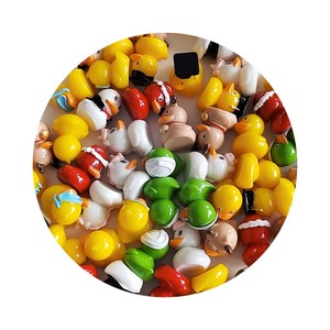Micro Paysage Résine Mignon Petit Canard Jaune Animal Figure Fée Jardin Décoration Bureau Petits Ornements - Product Image 2