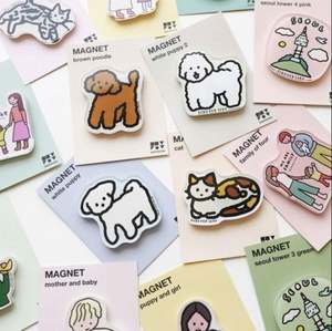 Ins Style 2025 Refrigerator Home Decorative Magnetic Stickers Cute Creative Acrylic <b>Sticky</b> <b>Notes</b> Fridge - Product Image 6