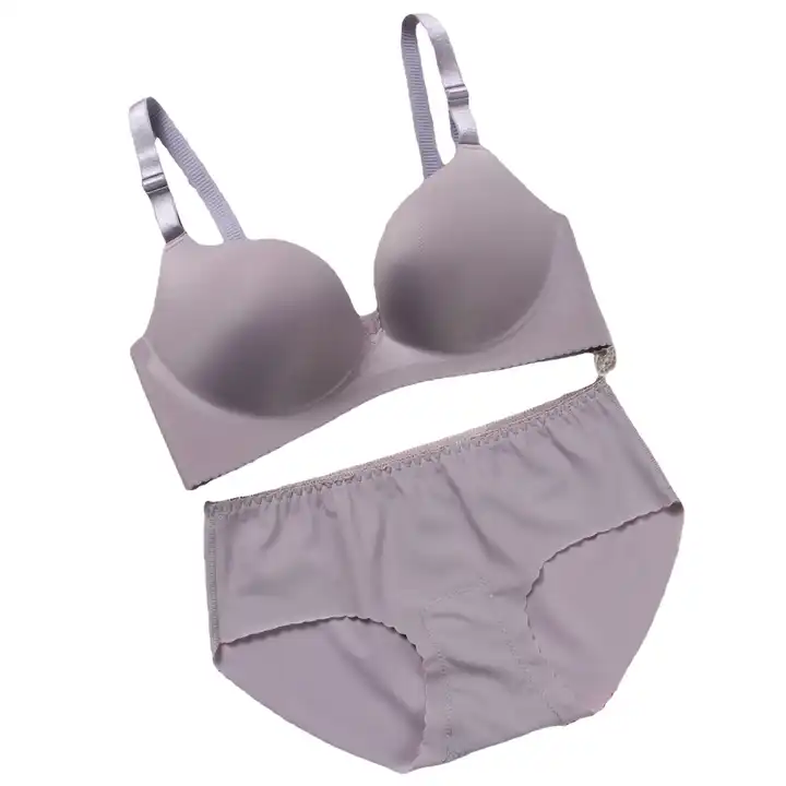 Women's Seamless Bralette and Panty Sets: Small Cup A