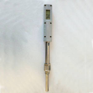 شاشة رقمية صناعية مقاومة للحرارة العالية مقياس درجة حرارة عادم، خط أنابيب، ملحق بحري مع قضيب مجس - Product Image 3