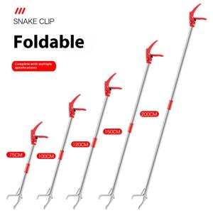 Pince à serpent en acier inoxydable de tailles multiples-Outil de manipulation de <span class=keywords><strong>pinces</strong></span> à serpent pour la lutte antiparasitaire des reptiles - Product Image 3