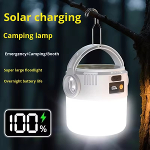 Lampe de camping LED rechargeable, longue durée de vie de la batterie, éclairage solaire extérieur pour la nuit et la rue, pour une utilisation d'urgence à domicile - Product Image 5