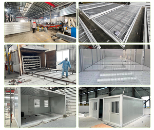 Casa Contenedor Plegable de 20 pies, Edificio de Oficinas Modular, Panel Sándwich de Acero Prefabricado, China - Product Image 4