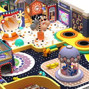 ציוד משחקים לילדים מקורה לילדים עם שקופיות ומשחקי אינטראקטיביים המתאימים לעסק - Product Image 6