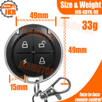 Duplicador de señal de Control remoto universal 4CH confiable 433MHz para producto de rendimiento de clonación de código de acceso y puerta