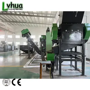 High Capacity HDPE Plastic Bottles Hard Plastic Material Recycling Washing Line