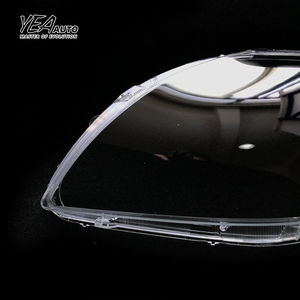 YEA AUTO Cache-phare de voiture, lentille de phare en verre pour Toyota Vios, cache-lentille 2008 - 2012, <span class=keywords><strong>abat</strong></span>-<span class=keywords><strong>jour</strong></span> en PC, coque transparente - Product Image 3