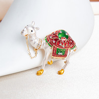 Nouvelle Broche Personnalisée en Alliage Émaillé à Motif Dessin Animé Mignon, Tendance, Vente en Gros 2026, Idéale comme Cadeau