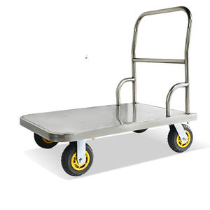 304 waterdichte roestvrijstalen <span class=keywords><strong>trolley</strong></span> opvouwbaar <span class=keywords><strong>platform</strong></span> 200kg 400kg multifunctionele <span class=keywords><strong>trolley</strong></span> - Product Image 1
